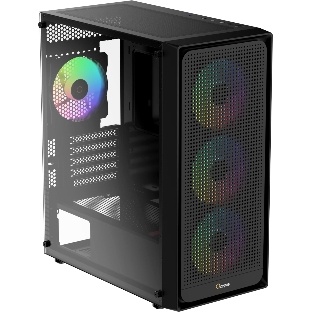 Компьютерный корпус Ocypus Gaммa C50 BK ARGb, MATX, USB 3.0*1+USB 2.0*2, FRONT 3x120мм ARGb, REAR 1x120мм ARGb