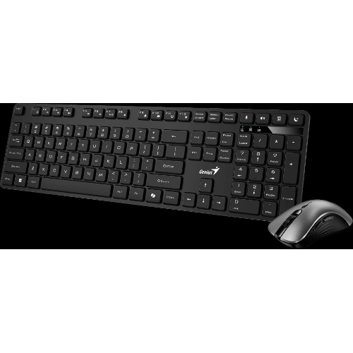 Комплект клавиатура+мышь Genius KM-8216S беспроводной, Bluetooth, 1000 DPI, чёрный