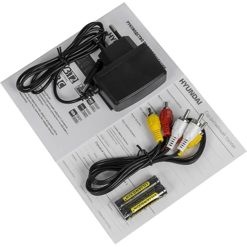 Приставка для цифрового ТВ Hyundai H-DVB440 черный, DVB-T2, DVB-T, DVB-C, HDMI, USB 2.0 x2