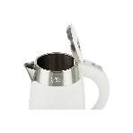 Чайник электрический Homestar HS-1021, 1500 Вт, 1.7 л, нержавейка+пластик, белый, двойной корпус