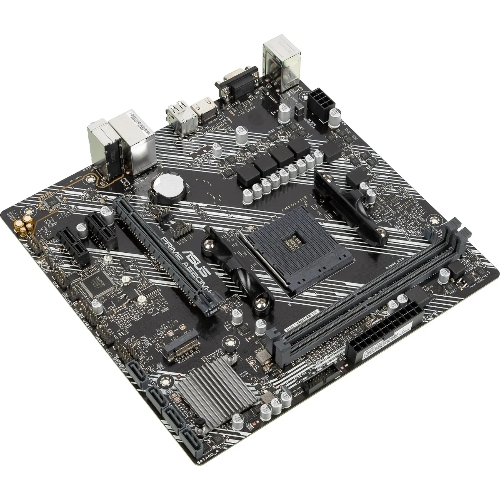 Материнская плата ASUS PRIME A520M-K, AM4, AMD A520, 2xDDR4, 4xSATA, 1xM.2, 1xPCIe 3.0 x16, 1xPCIe x1, 1xHDMI, 1xVGA, 1x 1Gb LAN, 2xUSB-A 2.0, 4xUSB-A 3.2 Gen 1, 3x3.5 мм, 7.1, mATX