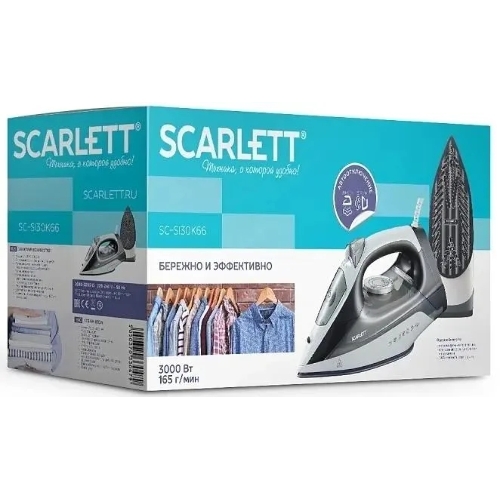 Утюг Scarlett SC-SI30K66 3000Вт серый