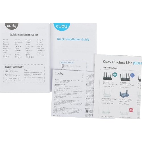 Бесшовный Mesh роутер Cudy M1800(3-Pack) AX1800 10/100/1000BASE-TX белый (упак.:3шт)