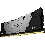 Оперативная память Kingston Fury Renegade, DDR4, 16GB (2x8GB), 3200MHz, CL16, DIMM, с радиатором, серый/черный