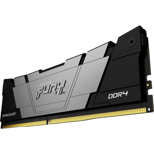 Оперативная память Kingston Fury Renegade, DDR4, 16GB (2x8GB), 3200MHz, CL16, DIMM, с радиатором, серый/черный