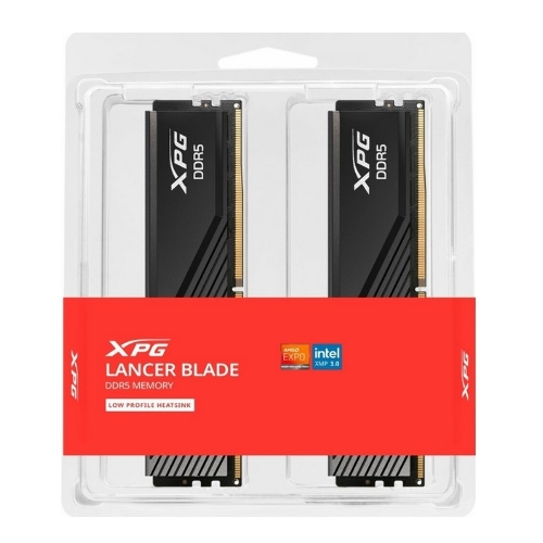 Оперативная память XPG Lancer Blade, DDR5, 32GB (2x16 GB), 6000 MHz, CL30, DIMM, радиатор, черный
