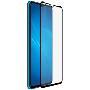 Защитное стекло для экрана DF itColor-08 черный для Itel A49 2.5D 1шт. черный