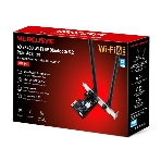 Сетевой адаптер Mercusys MA86XE Трехдиапазонный адаптер PCI Express с поддержкой Bluetooth и Wi-Fi 6E AXE5400