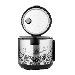 Мультиварка Centek CT-1499 черный/сталь, 900 Вт, 5.0 л, 25 программ, мультиповар, антиприг. покрытие