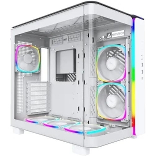 Компьютерный корпус Montech King 95 Pro белый без БП ATX 4x120мм 2x140мм 2xUSB3.0 1xUSB3.1 audio bott PSU