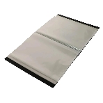 Папка с 100 прозрачными вкладками Бюрократ DeLuxe DLVBOX100MILK A4, пластик, 0.7мм, молочный в коробе