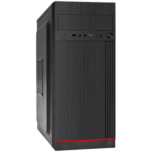 Компьютерный корпус Miditower ExeGate AA-442U2-UNS500 (ATX, БП UNS500 с вент. 12см, 1хUSB+2хUSB 3.0, аудио, черный)