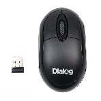 Мышь беспроводная Dialog Comfort MROC-10U черный, 1200 dpi, радиоканал, USB, кнопки - 3