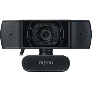 Веб-Камера Rapoo C200, USB 2.0, 1280x720/640x480, 2.0Mpx, Микрофон, Крепление: зажим, Черный
