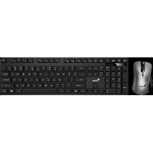Комплект клавиатура+мышь Genius KM-8216S беспроводной, Bluetooth, 1000 DPI, чёрный
