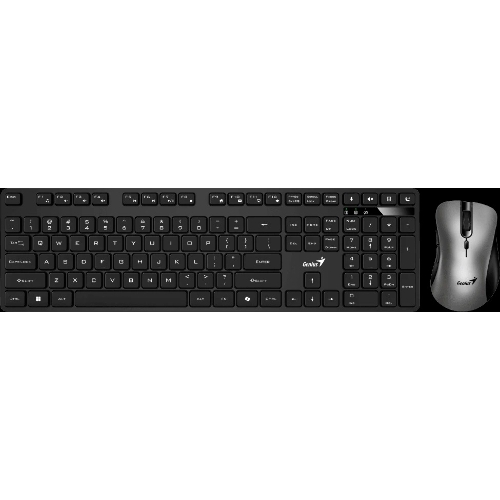 Комплект клавиатура+мышь Genius KM-8216S беспроводной, Bluetooth, 1000 DPI, чёрный