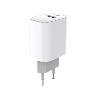 Сетевое зарядное устройство Rexant с двумя портами USB-A + USB-C, 20 Вт