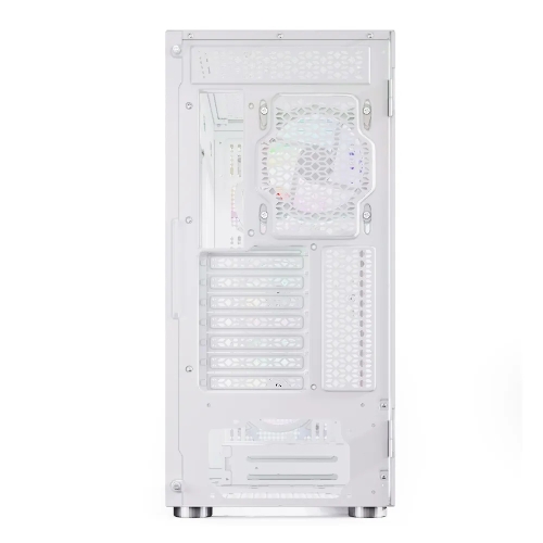 Компьютерный корпус ABR Quantum белый (1хUSB Type-C, 2хUSB 2.0, HD Audio, 4xRGb Fan, ATX, E-ATX)