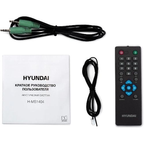 Микросистема Hyundai H-MS1404 черный 30Вт FM USB BT SD