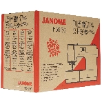 Швейная машина Janome HD6130 белый/зеленый, компьютеризированная, горизонтальный, 30 операций, автоматическая петля