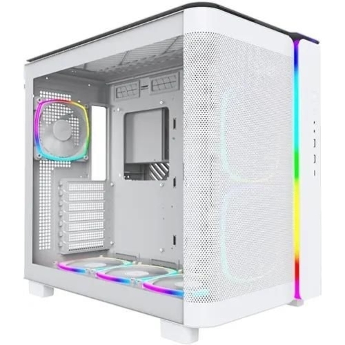 Компьютерный корпус Montech King 95 Pro белый без БП ATX 4x120мм 2x140мм 2xUSB3.0 1xUSB3.1 audio bott PSU