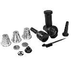Мясорубка электрическая Bosch MFWS440B черный, 1900 Вт, 2.5 кг/мин, реверс, защита от перегрузки, насадки - 7
