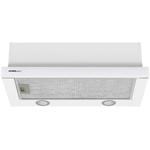Вытяжка телескопическая HOMSair Flat 60 белый, 60 см, 520 куб. м/ч, 47 дБ