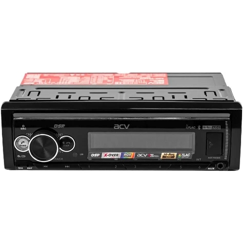 Автомагнитола ACV ADX-903BM, 1 DIN, Bluetooth, USB Type-A, AUX, пульт ДУ