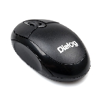 Мышь беспроводная Dialog Comfort MROC-10U черный, 1200 dpi, радиоканал, USB, кнопки - 3