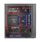 Компьютерный корпус Ginzzu B410 mATX