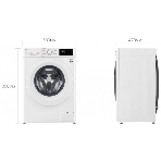 Стиральная машина LG F2V3PS6W белый, загрузка фронтальная 8 кг, 1200 об/мин., класс: A