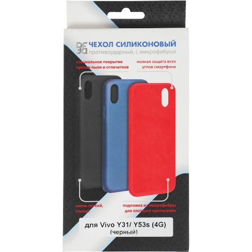 Чехол (клип-кейс) DF vOriginal-05 для Vivo Y31/Y53s черный