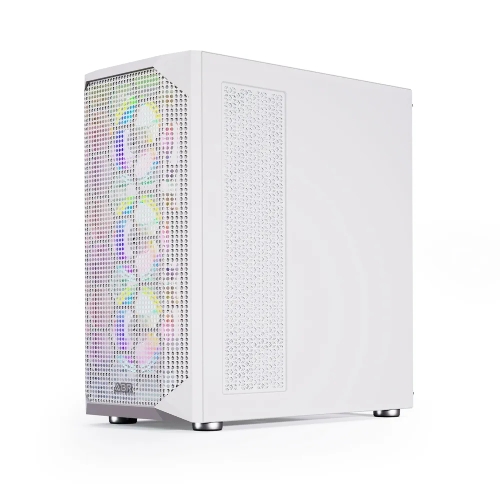 Компьютерный корпус ABR Quantum белый (1хUSB Type-C, 2хUSB 2.0, HD Audio, 4xRGb Fan, ATX, E-ATX)