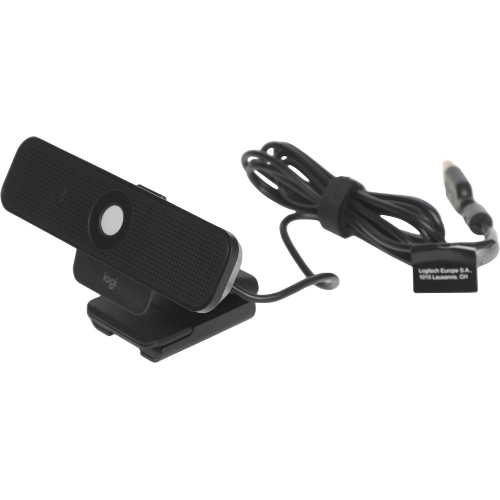 Веб-камера Logitech C925e 1920x1080, 30 кадр/с, USB Type-A, микрофон (2 шт, шумоподавление), автоматическая фокусировка, автоосвещение, шторка приватности, универсальное крепление