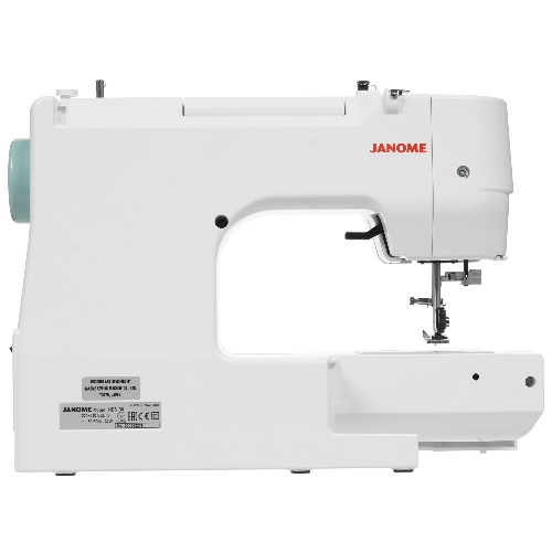 Швейная машина Janome HD6130 белый/зеленый, компьютеризированная, горизонтальный, 30 операций, автоматическая петля