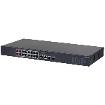 Коммутатор Dahua DH-CS4220-16GT-190, 2×1 Гбит/с + 2×1 Гбит/с Combo, управляемый