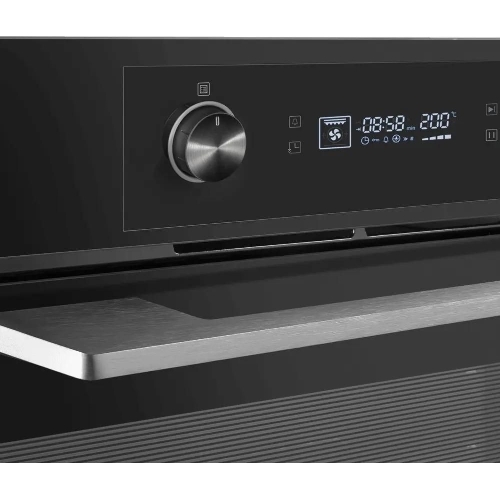 Шкаф духовой электрический Maunfeld AEOH60102B, 60л, дверца с 3 стеклами, черный
