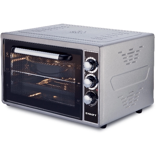 Мини-печь Kraft KF-MO 3200 GR (1 протвень+1 решетка)