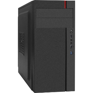 Компьютерный корпус Miditower ExeGate AA-440U-UNS500 (ATX, БП UNS500 с вент. 12см, 2хUSB+1хUSB 3.0, аудио, черный)