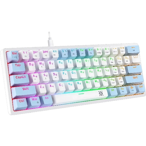 Клавиатура Defender Amox GK-585 проводная, USB Type-A, белый