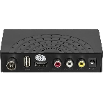 Приставка для цифрового ТВ Hyundai H-DVB440 черный, DVB-T2, DVB-T, DVB-C, HDMI, USB 2.0 x2