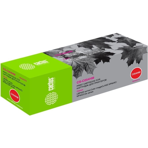 Картридж лазерный Cactus CS-C054HM пурпурный (2300 стр.) для Canon LBP 621Cw/623Cdw/641Cw/643Cdw