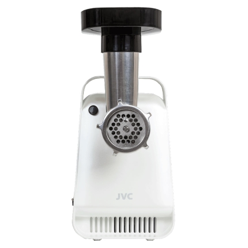 Мясорубка электрическая JVC JK-MG123 белый, 2000 Вт, 2.0 кг/мин, реверс, защита от перегрузки, насадки - 4