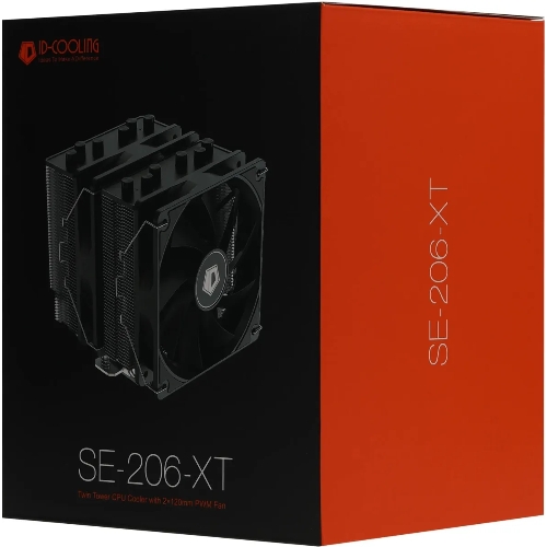 Кулер ID-COOLING SE-206-XT черный 120мм алюминий/медь 1800rpm 35db 4-pin 250W 156мм