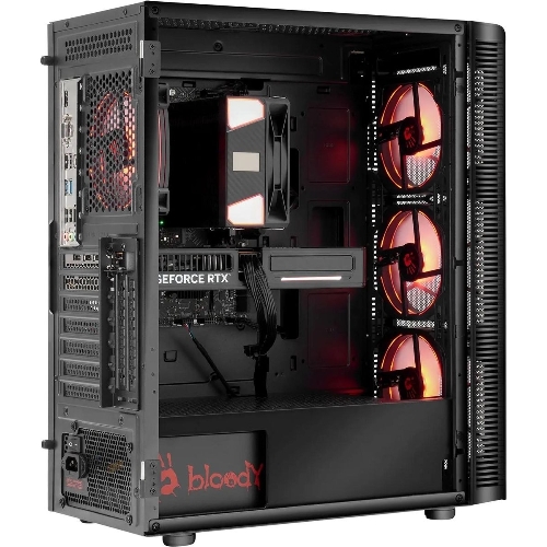 Компьютер Bloody BD-PC CB76T2 TWR i7 14700F (2.1) 32Gb SSD 1Tb RTX 5070 12Gb Windows 11 Home 64 GbitEth 650W черный (RUS) (2141987)