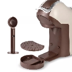Кофеварка капсульная Kitfort КТ-7448 коричневый/бежевый, исп. кофе - капсулы/молотый, 1 л, 1400 Вт, 19 Бар.