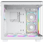 Компьютерный корпус Montech King 95 Pro белый без БП ATX 4x120мм 2x140мм 2xUSB3.0 1xUSB3.1 audio bott PSU