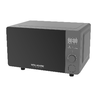 Микроволновая печь Willmark WMO-206SG графитовый, 20 л, 700 Вт, переключатели - сенсор, поворотный механизм