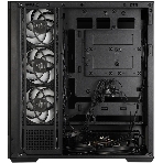 Компьютерный корпус ZALMAN P40 NAMU, ATX, черный, WINDOW, WOODEN ELEMENTS, 2xCombo(2.5” or 3.5”), 1xUSB TYPE-C, 2xUSB 3.0, SIDE 3x120мм ARGb, REAR 1x120мм ARGb