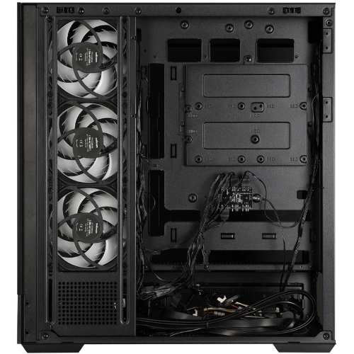 Компьютерный корпус ZALMAN P40 NAMU, ATX, черный, WINDOW, WOODEN ELEMENTS, 2xCombo(2.5” or 3.5”), 1xUSB TYPE-C, 2xUSB 3.0, SIDE 3x120мм ARGb, REAR 1x120мм ARGb